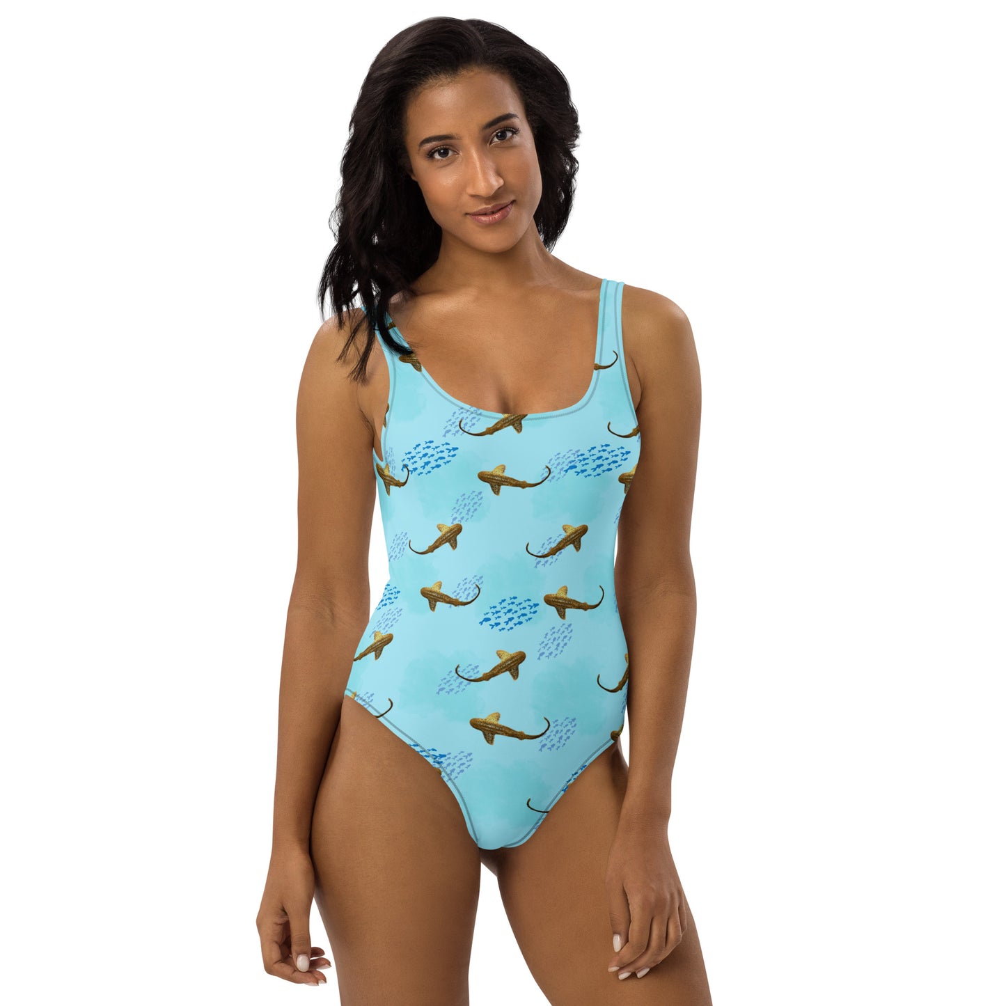 Shy shark One-Piece Swimsuit